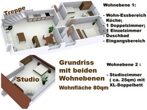 Grundriss, Appartement auf Sylt, https://www.sylt-appartement-westerland.de, SYlt Ferienwohnung Vermietung Axel Klein